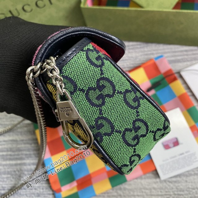 Gucci經典百搭女包 古馳GG Marmont Mini女包 Gucci全皮鏈條迷你小挎包 476433  ydg3271